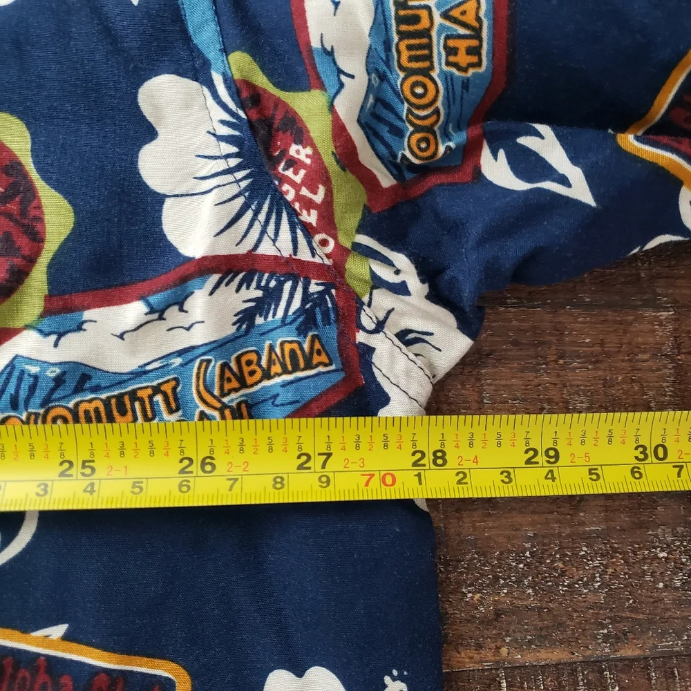 Big Dogs Shirt Men's Hawaiian Floral Short Sleeve Button Up Surf Hotel Size 3X